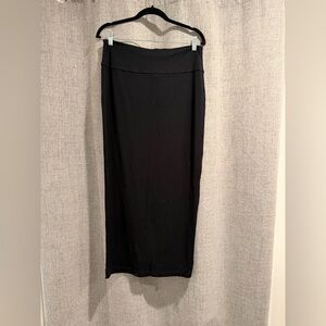Eileen Fisher Classic Black Maxi Skirt Petite Large